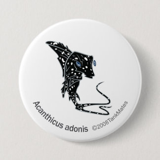 Badge Rond 7,6 Cm TM-09-Acanthicus Adonis