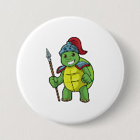 Tortue en guerrier avec Spear & Helmet