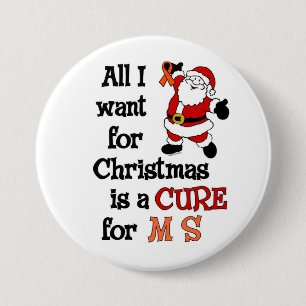 Badge Rond 7,6 Cm Tout Ce Que Je Veux Pour Noël...MS