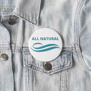Badge Rond 7,6 Cm Tout le minimalisme naturel Conception écologique 