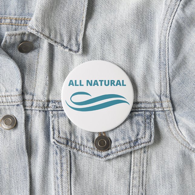 Badge Rond 7,6 Cm Tout le minimalisme naturel Conception écologique  (Créateur téléchargé)