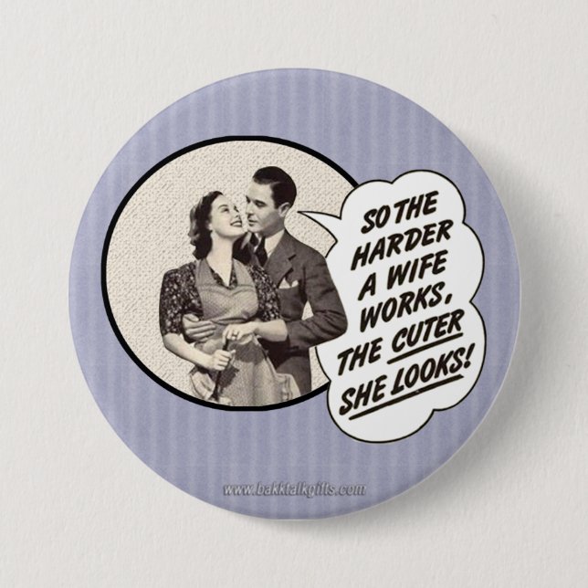 Badge Rond 7,6 Cm Travailleur acharné… (Devant)