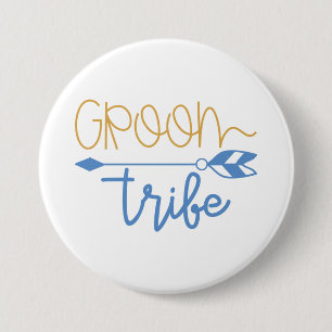 Badge Rond 7,6 Cm Tribu de Groom