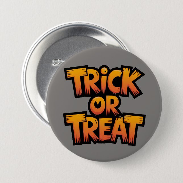 Badge Rond 7,6 Cm Tricoter ou traiter (Devant & derrière)