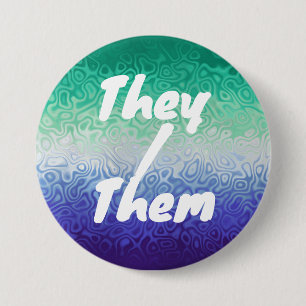 Badge Rond 7,6 Cm Trippy Ripply Funky Boho MLM Amour entre hommes Fi