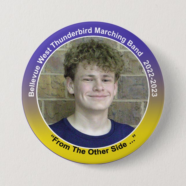 Badge Rond 7,6 Cm Trombone Nathan 11 (Devant)