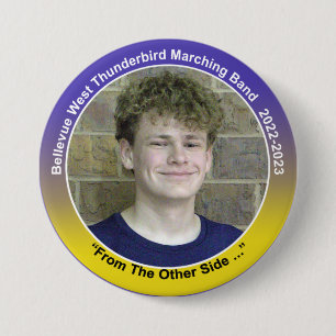 Badge Rond 7,6 Cm Trombone Nathan 11