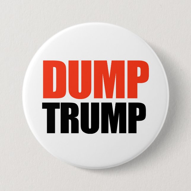 Badge Rond 7,6 Cm Trump - - (Devant)