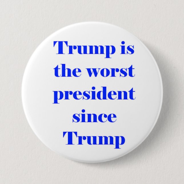 Badge Rond 7,6 Cm trump (Devant)