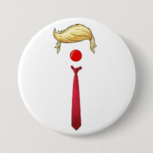 Badge Rond 7,6 Cm Trump déconstruit