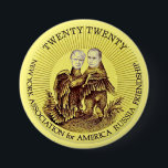 Badge Rond 7,6 Cm Trump et Poutine<br><div class="desc">Et l'aigle s'allongera avec l'ours</div>