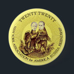 Badge Rond 7,6 Cm Trump et Poutine<br><div class="desc">Et l'aigle s'allongera avec l'ours</div>