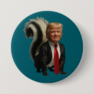 Badge Rond 7,6 Cm Trump Skunk Button