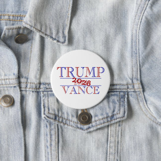 Badge Rond 7,6 Cm Trump Vance 2024 2028 Button