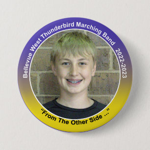 Badge Rond 7,6 Cm Trumpet Brett 9