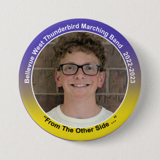 Badge Rond 7,6 Cm Trumpet Casey 10