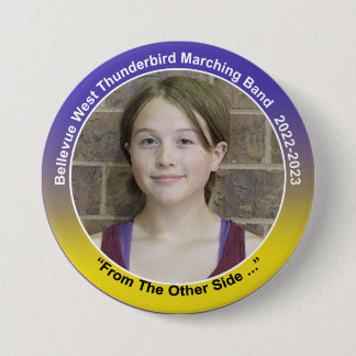 Badge Rond 7,6 Cm Trumpet Madalyn 9