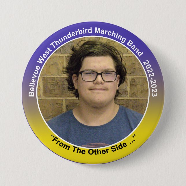 Badge Rond 7,6 Cm Tuba Connor 11 (Devant)