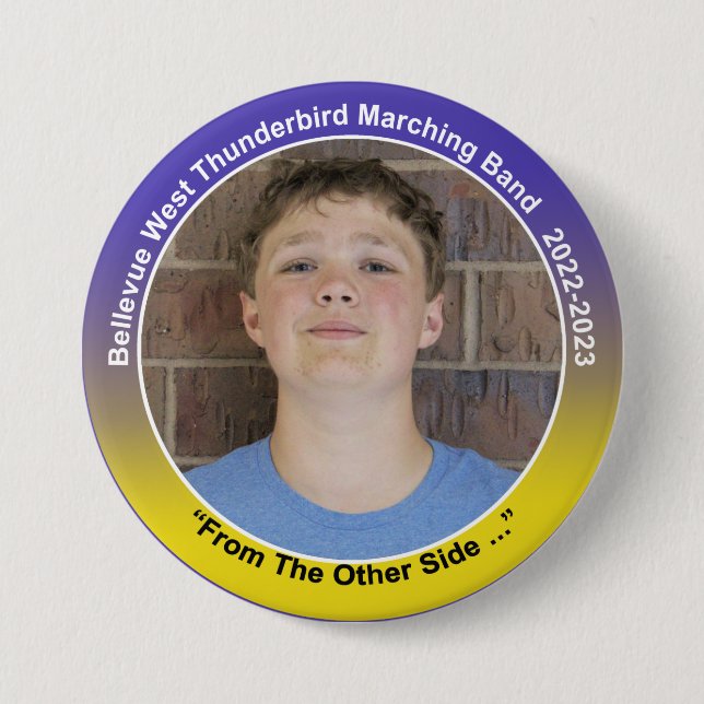 Badge Rond 7,6 Cm Tuba Zane 11 (Devant)