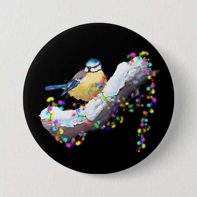 Badge Rond 7,6 Cm Twinkle Twinkle Little Tit (Devant)