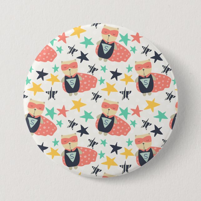 Badge Rond 7,6 Cm un bouton (Devant)