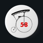 Badge Rond 7,6 Cm Un simple numéro 58<br><div class="desc">" Vous n'apprendrez jamais ?"</div>
