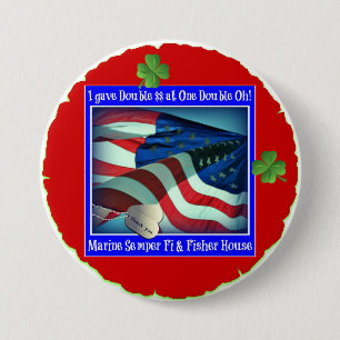 Badge Rond 7,6 Cm Une collecte de fonds pour la fête de la Saint-Pat