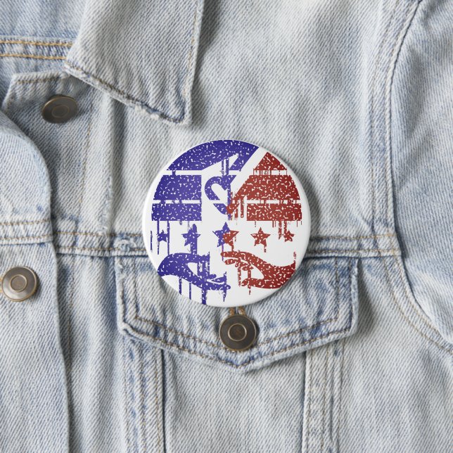Badge Rond 7,6 Cm Unité dans les différences (En situation)