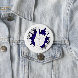 Badge Rond 7,6 Cm Vacciné Au Maximum