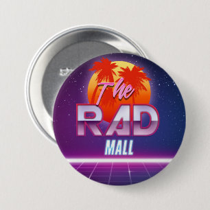 Badge Rond 7,6 Cm Vague du mail de rad "bouton de 2" de 3in