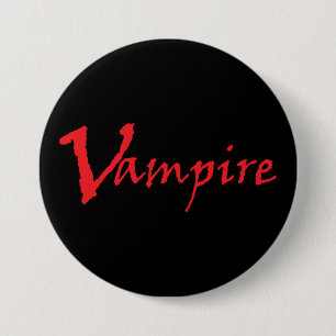 Badge Rond 7,6 Cm Vampire