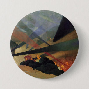 Badge Rond 7,6 Cm Verdun (World War One Battle Scene) (par Vallotton