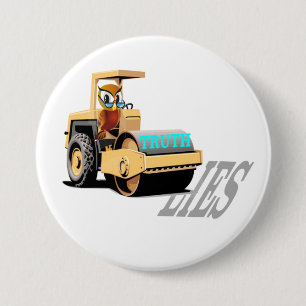 Badge Rond 7,6 Cm Vérité contre mensonge