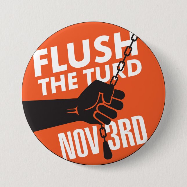 Badge Rond 7,6 Cm Vider le bouton T*** (Devant)
