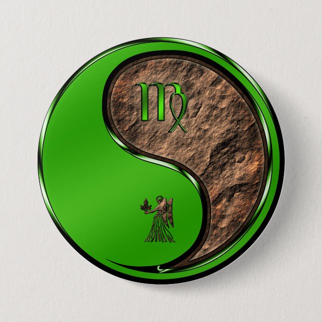 Badge Rond 7,6 Cm Vierge (Devant)