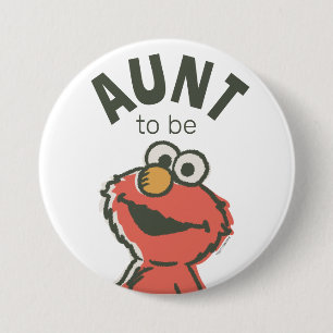 Badge Rond 7,6 Cm Vintage Baby shower Elmo