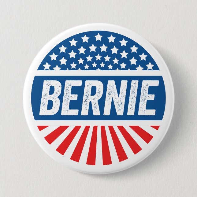 Badge Rond 7,6 Cm Vintage Bernie (Devant)
