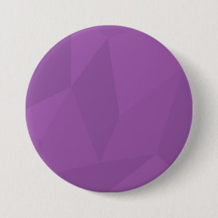 Badge Rond 7,6 Cm Violet, géométrique, cool, tendance, art simple mo