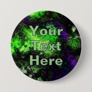 Badge Rond 7,6 Cm Violet verdoyant