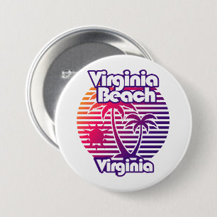 Badge Rond 7,6 Cm Virginia Beach