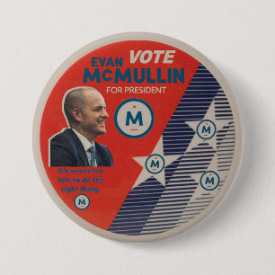 Badge Rond 7,6 Cm Vote Evan McMullin 2016