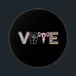 Badge Rond 7,6 Cm Voter Livres Interdits Droits de reproduction BLM<br><div class="desc">Vote Bannis Livres Droits de reproduction BLM Activisme politique Election LGBTQ</div>