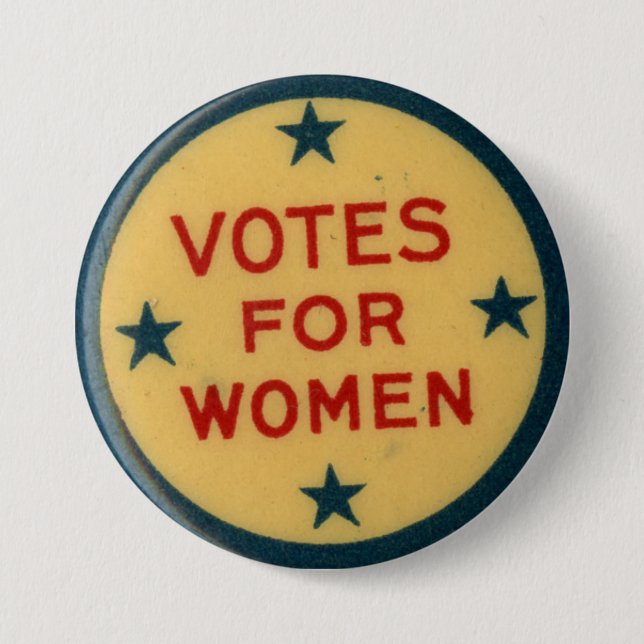 Badge Rond 7,6 Cm Votes pour le Pin historique de suffrage d'étoile (Devant)