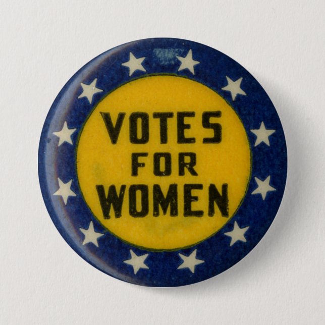 Badge Rond 7,6 Cm Votes pour le Pin historique de suffrage d'étoile (Devant)