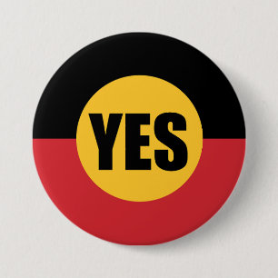 Badge Rond 7,6 Cm Votez oui