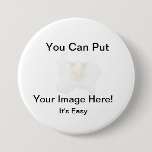 Badge Rond 7,6 Cm Votre image ici