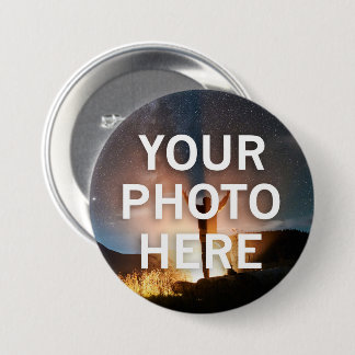 Badge Rond 7,6 Cm Votre photo ici