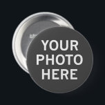 Badge Rond 7,6 Cm Votre photo ici<br><div class="desc">Votre photo ici</div>