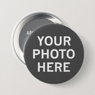 Badge Rond 7,6 Cm Votre photo ici