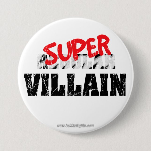 Badge Rond 7,6 Cm Voyou superbe… (Devant)